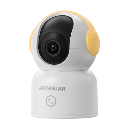 2K Indoor Cameras, 360°Pan/Tilt WiFi Security Camera for Home, with Motion Detection & One-Touch Call, IR Night Vision, Compatible with Alexa