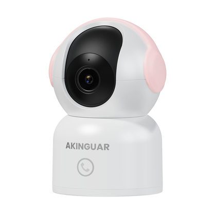 2K Indoor Cameras, 360°Pan/Tilt WiFi Security Camera for Home, with Motion Detection & One-Touch Call, IR Night Vision, Compatible with Alexa