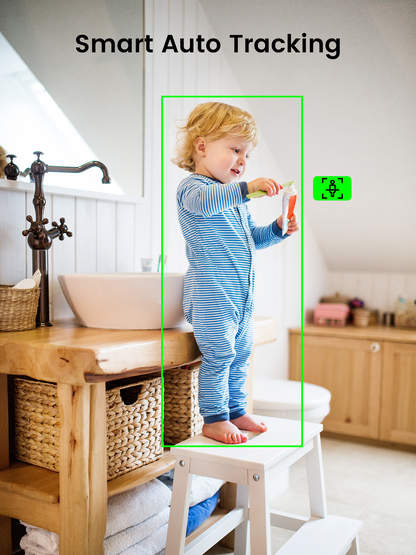 2K Indoor Cameras, 360°Pan/Tilt WiFi Security Camera for Home, with Motion Detection & One-Touch Call, IR Night Vision, Compatible with Alexa