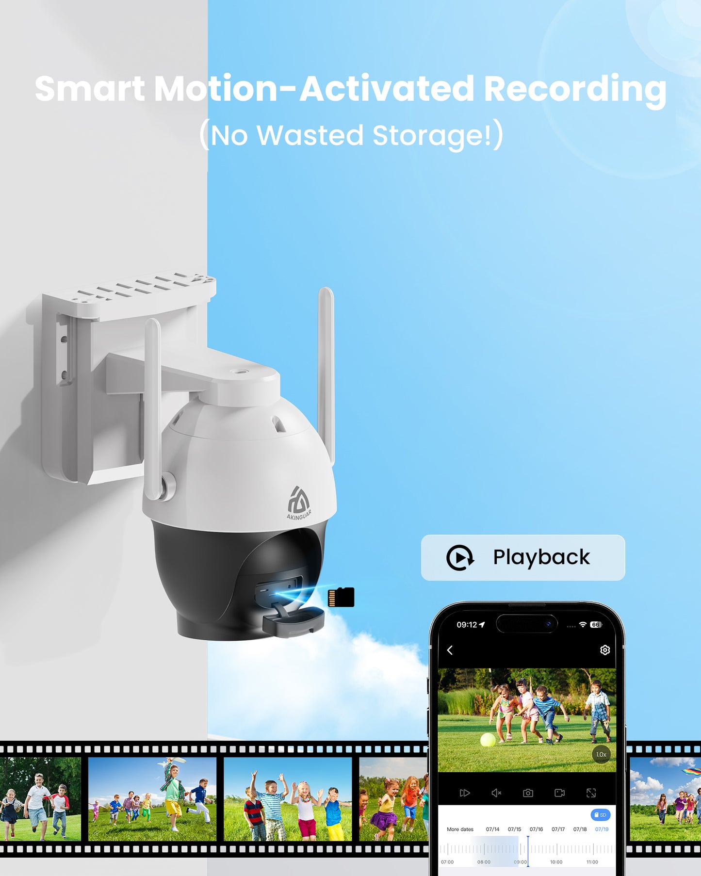 4G LTE Cellular Security Camera, Wireless Solar Security Camera Built in SIM Card, No Wi-Fi Outdoor Solar Powered Camera, 360° Live View, 2K 4MP Color Night Vision, 2 Way Talk, PIR Motion Detection & Alert