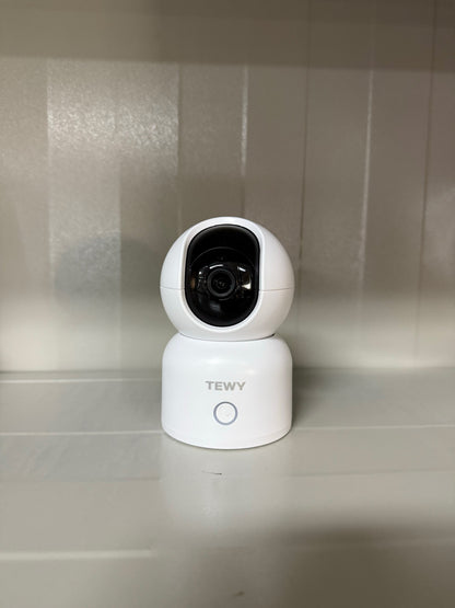 TEWY 8MP UHD Indoor WiFi Camera, Pan Tilt Zoom