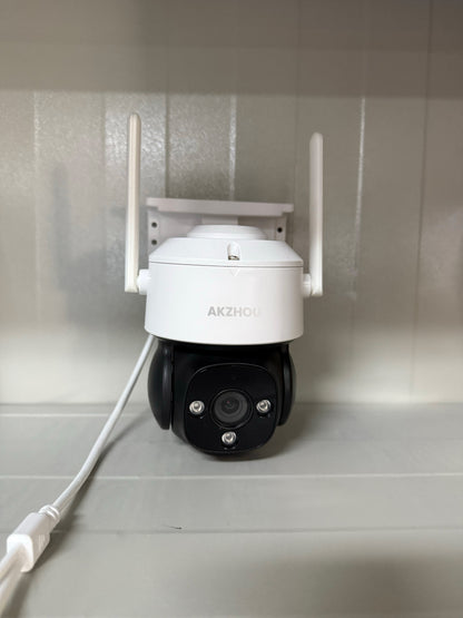 AKZHOU WiFi Camera,PTZ, Up to 128GB Local Storage