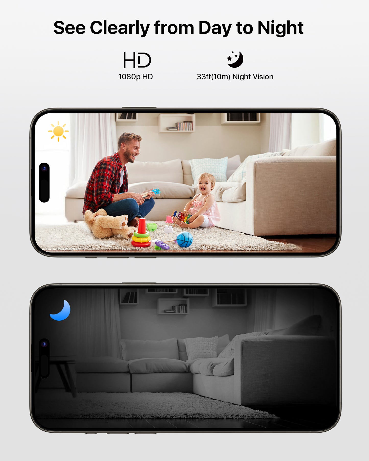 Nioto Indoor WiFi Camera, 2-Way Audio,Local Storage