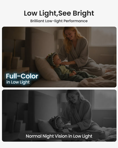 TEWY 8MP UHD Indoor WiFi Camera, Pan Tilt Zoom