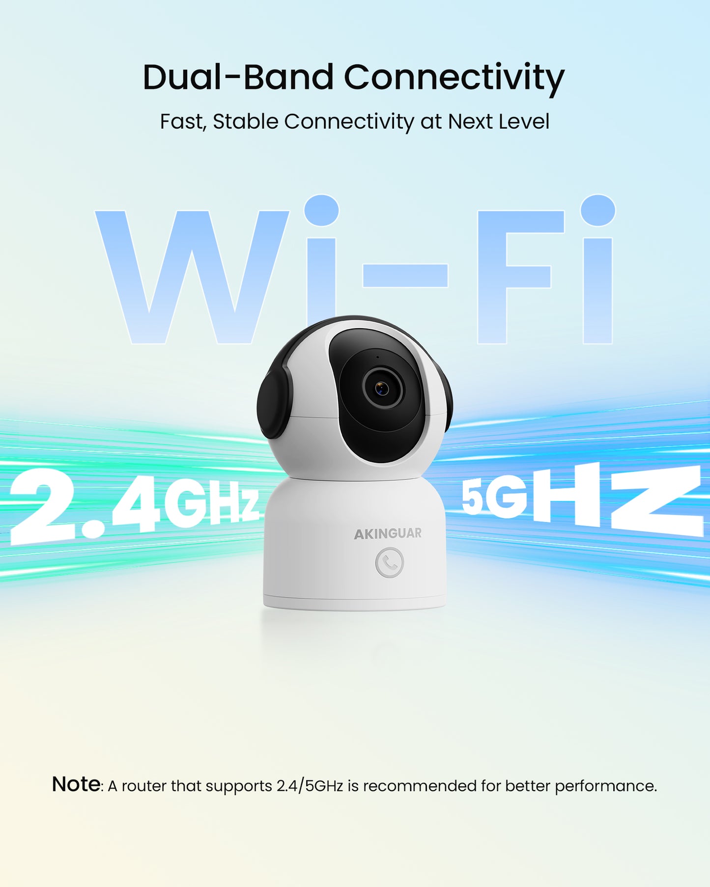 4K 8MP Indoor WiFi Security Camera | 360° Pan/Tilt |  Human/Pet/Motion Detection | 2-Way Audio